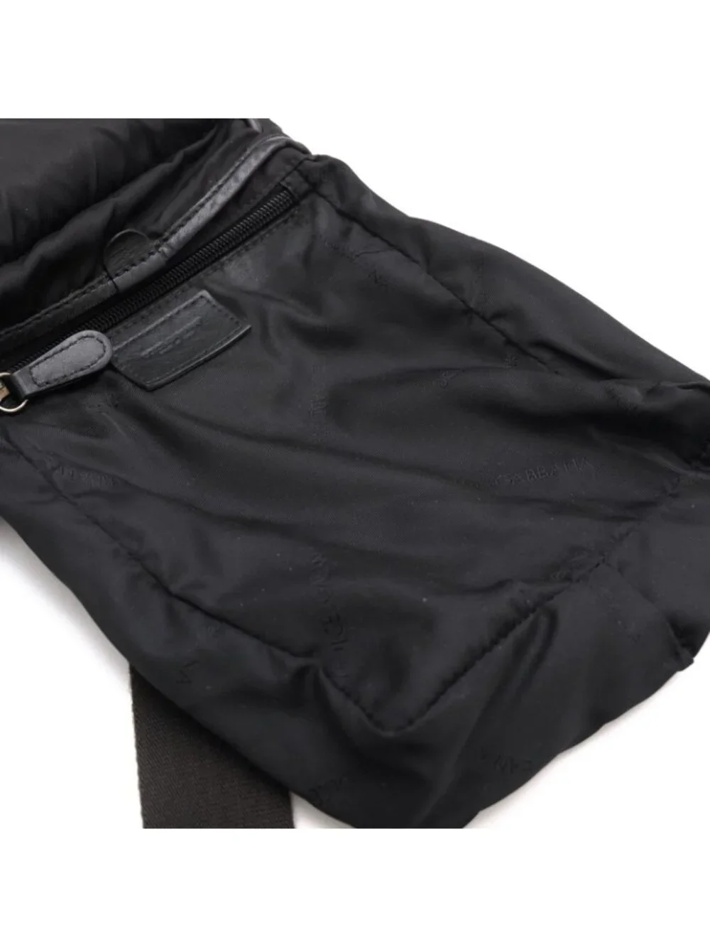 Dolce & Gabbana Shoulder Bag Nylon Leather Black